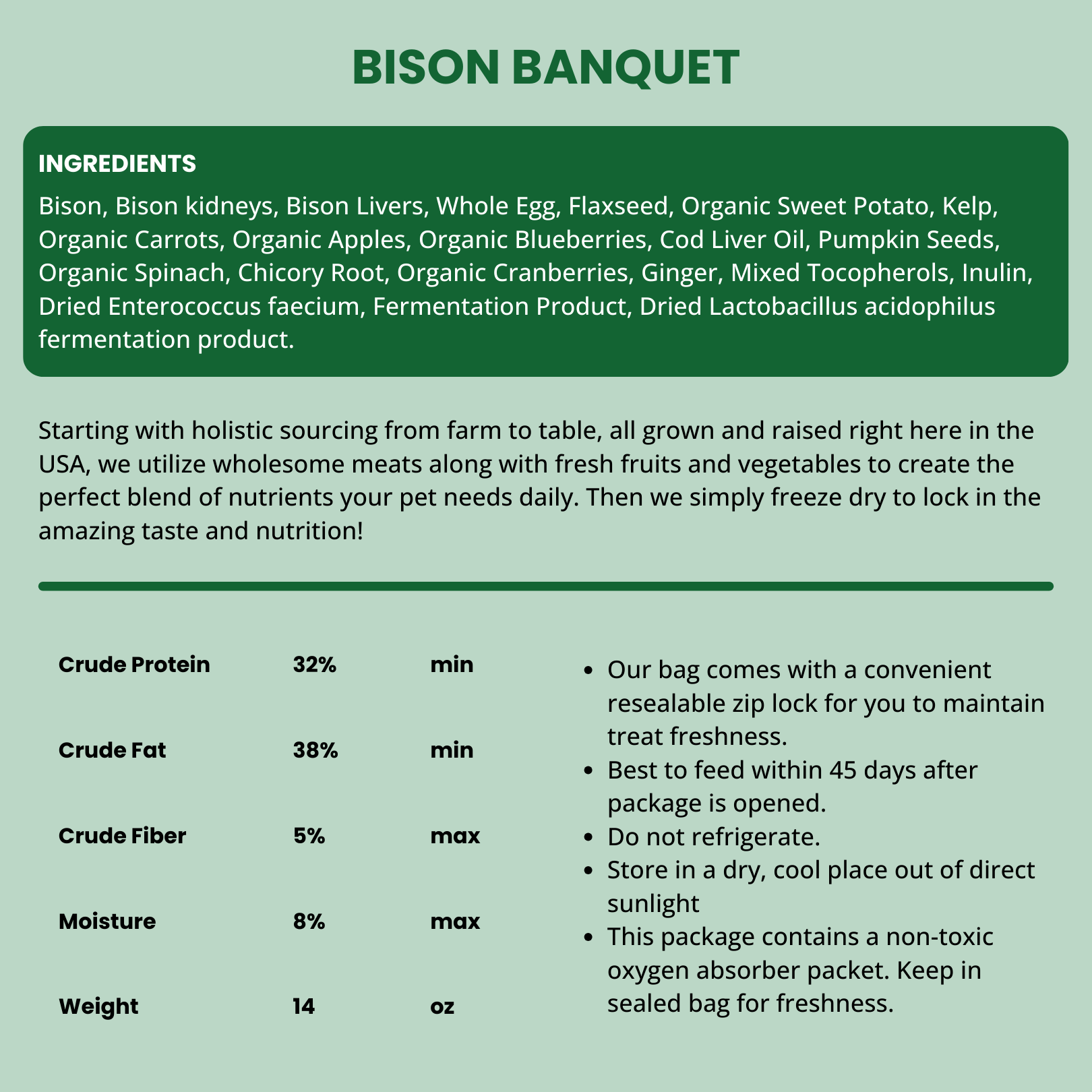 Bison Recipe