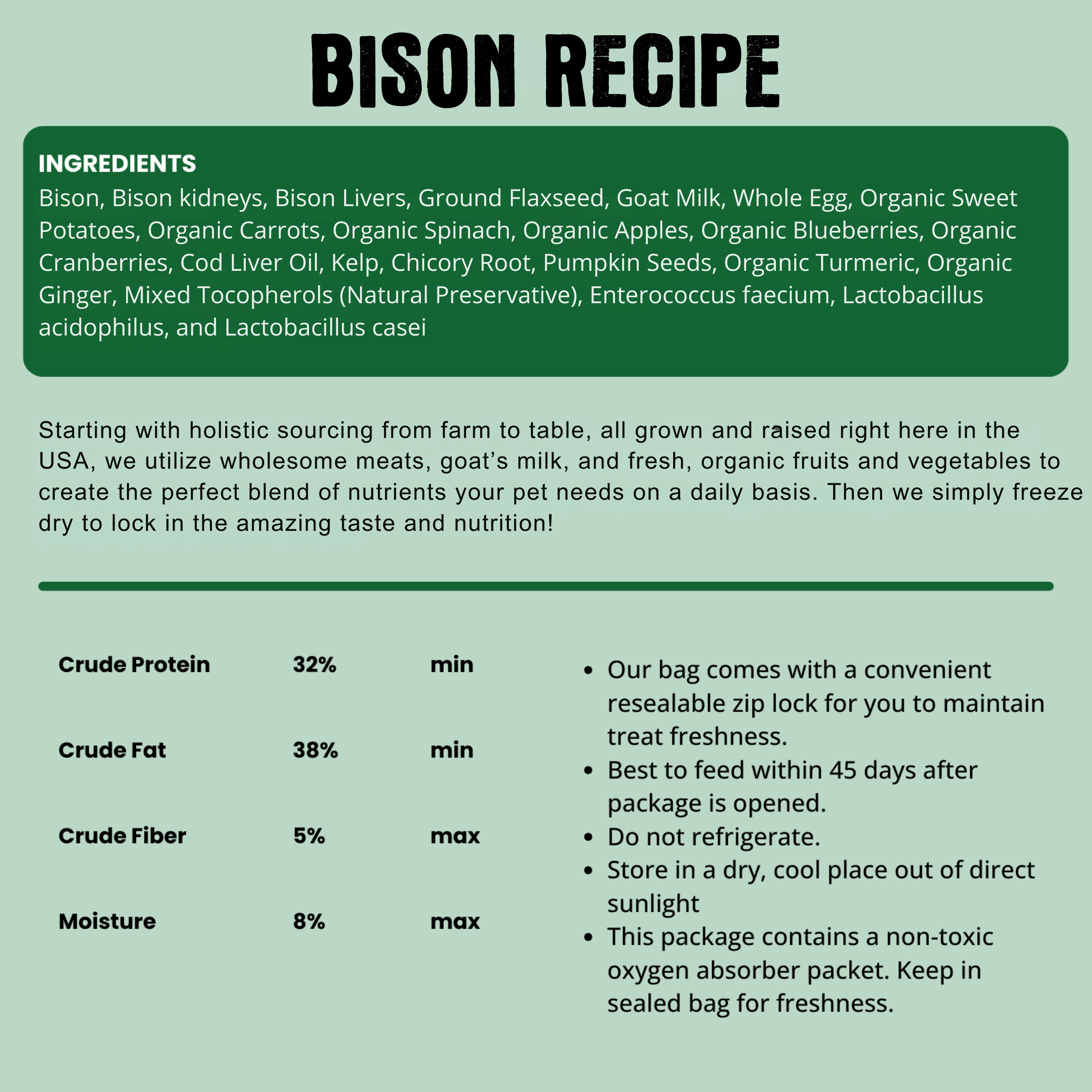 Bison Recipe