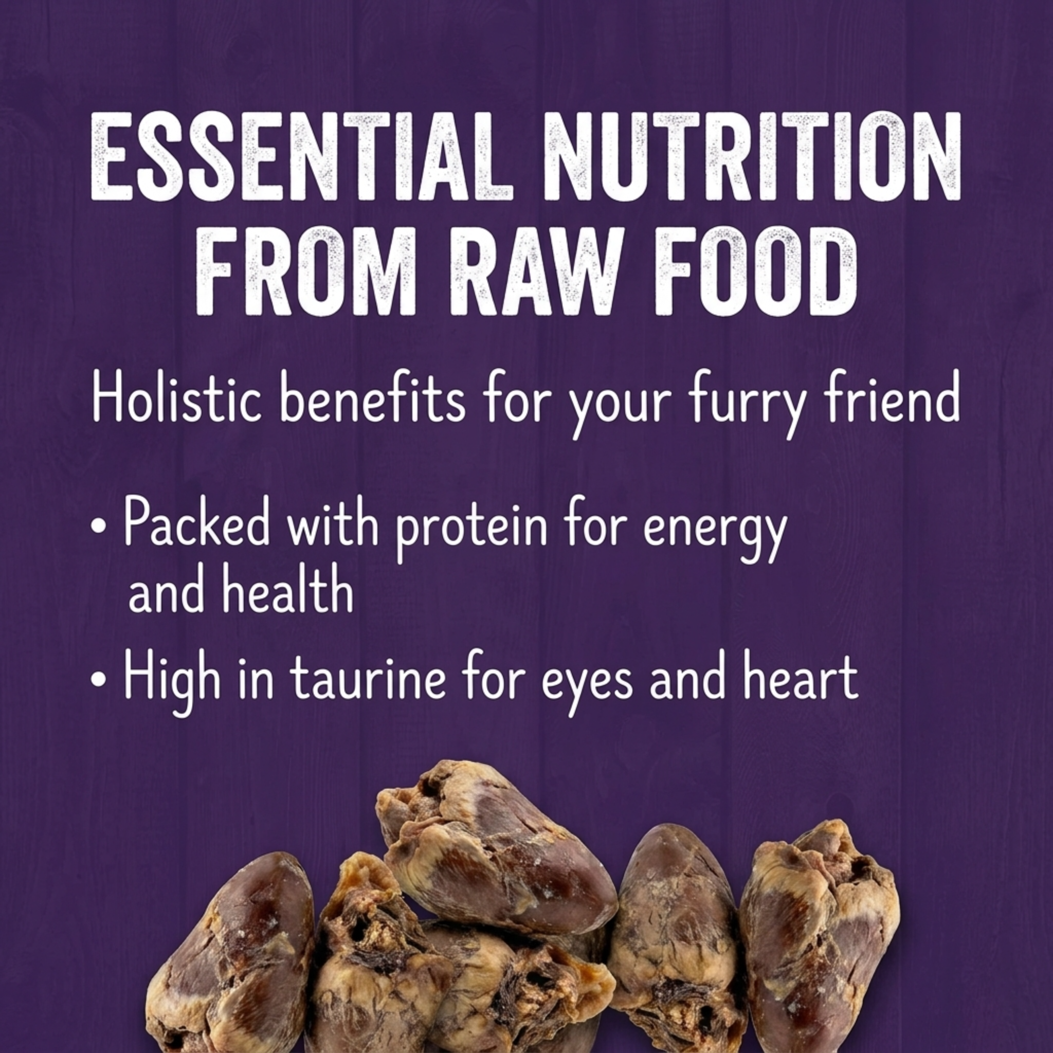 Duck hearts have high taurine