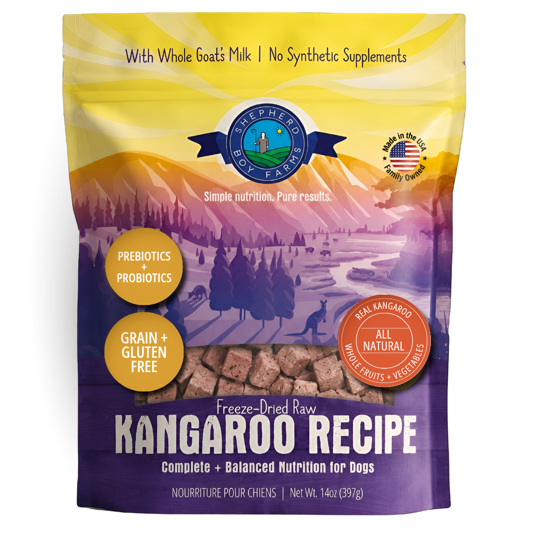 Shepherd Boy Farms Freeze Dried Kangaroo Recipe Main Image