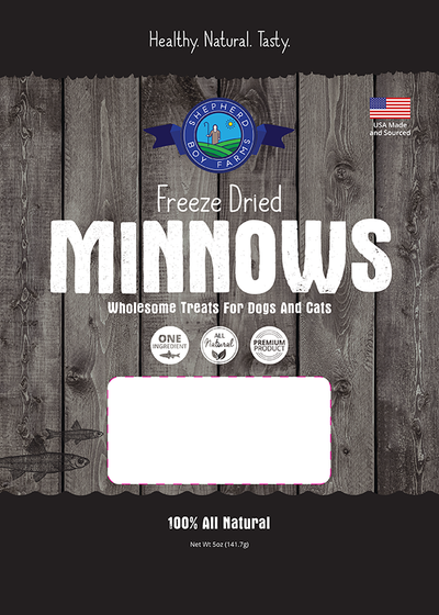 Shepherd Boy Freeze Dried Minnows 5oz